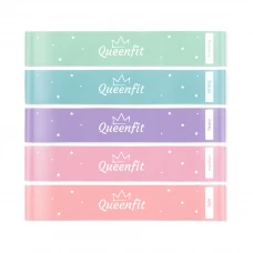 Набір резинок для фітнесу Queenfit 0,5-30кг Q-66109