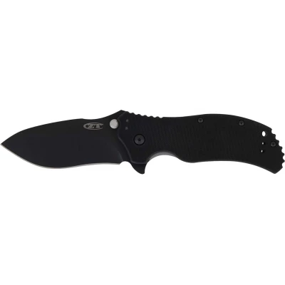 Ніж ZT 0350 Matte Black Folder