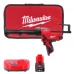 Пістолет клейовий MILWAUKEE M12 PCG/310C-201B 4933441655 (+ заряд. пристрій, 1 акум., в сумці для інструментів)