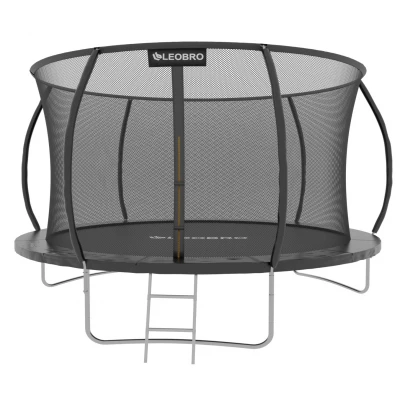 Батут із внутрішньою захисною сіткою 312 см LEOBRO Premium Pro 10FT BLACK