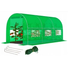 Садова теплиця з вікнами FunFit Garden 10m2 = 400*250*200 (Зелена) (1466)