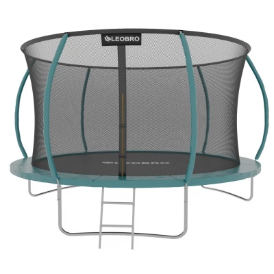 Батут із внутрішньою захисною сіткою 312 см LEOBRO Premium Pro 10FT GREEN