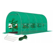 Садова теплиця з вікнами FunFit Garden 9m2 = 450*200*200 (Зелена) (1558)