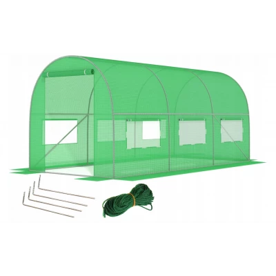 Садова теплиця парник LEOBRO Garden 10м2 Green (LB-10M19)