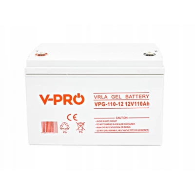 Гелевий Акумулятор 110Ah 12V VOLT GEL VPRO SOLAR (6AKUGEL110)