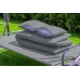 Велика гойдалка з подушками LEOBRO Luxury Grey