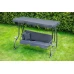 Велика гойдалка з подушками LEOBRO Luxury Grey