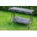 Велика гойдалка з подушками LEOBRO Luxury Grey