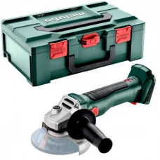 Акумуляторна кутова шліфмашина Metabo W 18 L BL 9-125, без акб в MetaBOX 165 L