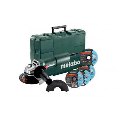 Кутова шліфувальна машина Metabo W 750-125 SET