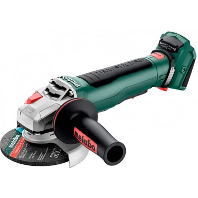 Акумуляторна кутова шліфмашина Metabo WPB 18 LT BL 11-125 Quick безщіткова, без акб і з/п, в metaBOX 165 L