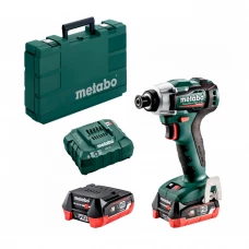 Акумуляторний ударний гайковерт Metabo POWERMAXX SSD 12 BL, 2 акб 12 В LiHD 4.0 Ah, з/п, кейс