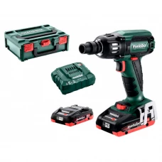Акумуляторний ударний гайковерт Metabo SSW 18 LTX 400 BL, 2 акб 18 В LiHD 4.0 Ah, з/п, кейс