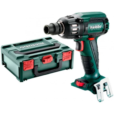 Акумуляторний ударний гайковерт Metabo SSW 18 LTX 400 BL, без акб в кейсі