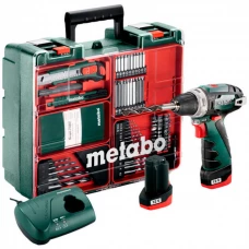 Акумуляторний дриль-шуруповерт Metabo Powermaxx BS Basic Set, 2 акб 10,8 В Li-Power 2.0 Ah, з/п, кейс