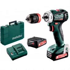 Акумуляторний дриль-шуруповерт Metabo POWERMAXX BS 12 BL Q, 2 акб 12 В Li-Power 2.0 Ah, з/п, кейс