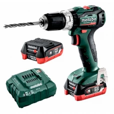 Акумуляторний ударний дриль Metabo POWERMAXX SB 12 BL, 2 акб 12 В LiHD 4.0 Ah, з/п, кейс