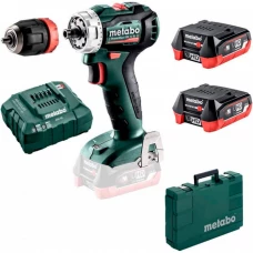 Акумуляторний дриль-шуруповерт Metabo POWERMAXX BS 12 BL Q, 2 акб 12 В LiHD 4.0 Ah, з/п, кейс