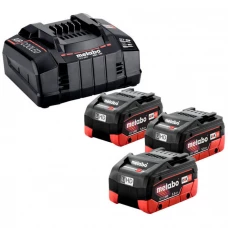 Базовий комплект Metabo LiHD 18 В 3х5,5 Ah, з/п ASC 145