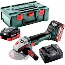 Акумуляторна кутова шліфмашина Metabo WB 18 LTX BL 15-125 Quick, 2 акб 5.5 Ah, з/в ASC 145 в Metabox 165 L