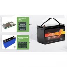 Акумулятор для ДБЖ літій-залізо-фосфатний LiFePO4 12.8v 100Ah LFB-12100