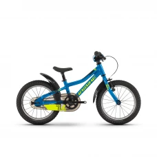Велосипед Haibike SEET Greedy 16', рама 21 см, блакитний-салатово-чорний, 2020