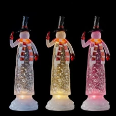 Фігурка декоративна Сніговик , 12*9*27 см., Luca Lighting , жовтий