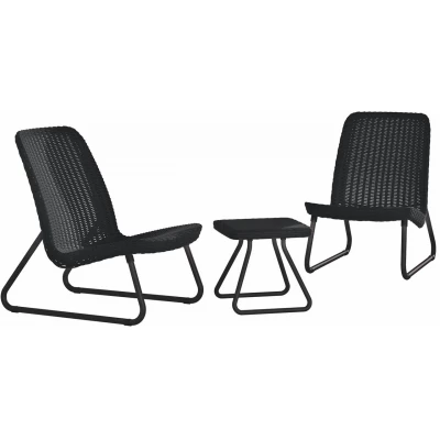 Комплект садових меблів Keter Rio patio set, графіт