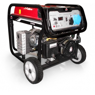 Генераторна установка SC9000E-II 1ф 7,0кВт ел.старт, 25л, колеса