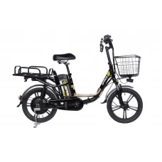 Велосипед з електроприводом 18" AL SPACE eELDORADO DD FR рама-15" 48B 10А*г 500Вт чорно-жовтий 2025