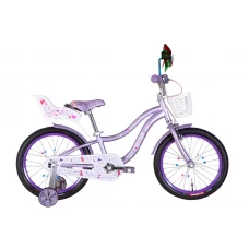 Велосипед ST 18" Formula ALICIA BH рама-9" бузковий 2024 крила, дзвоник, корзина