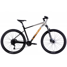 Велосипед AL 27,5" Leon XC 80 HDD рама-20" срiблястий з чорним 2025