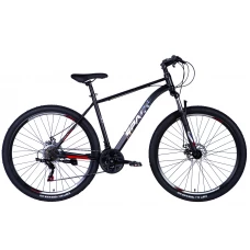 Велосипед ST 29" SPACE NEPTUNE DD FR рама-20" чорно-червоний 2024